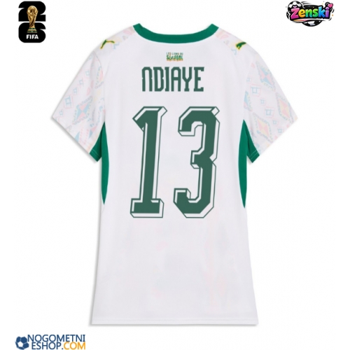 Ženski Nogometni dresi Senegal Iliman Ndiaye #13 Domači SP 2026 Kratek Rokav
